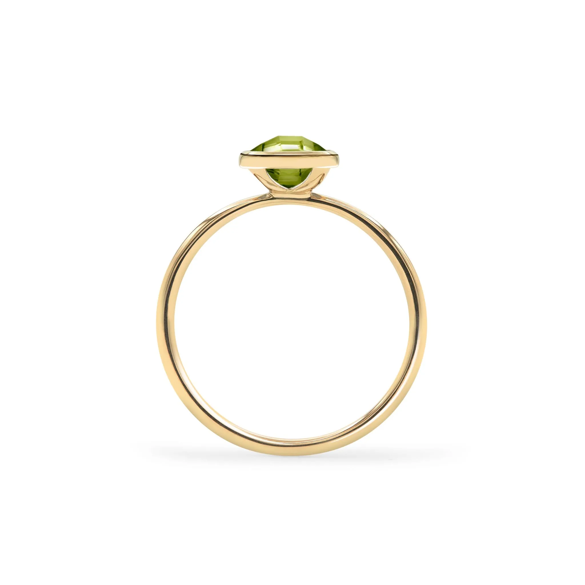 The Vault: Grand Peridot Ring, Yellow Gold Size 8.5 sold by Haverhill product image thumbnail 5