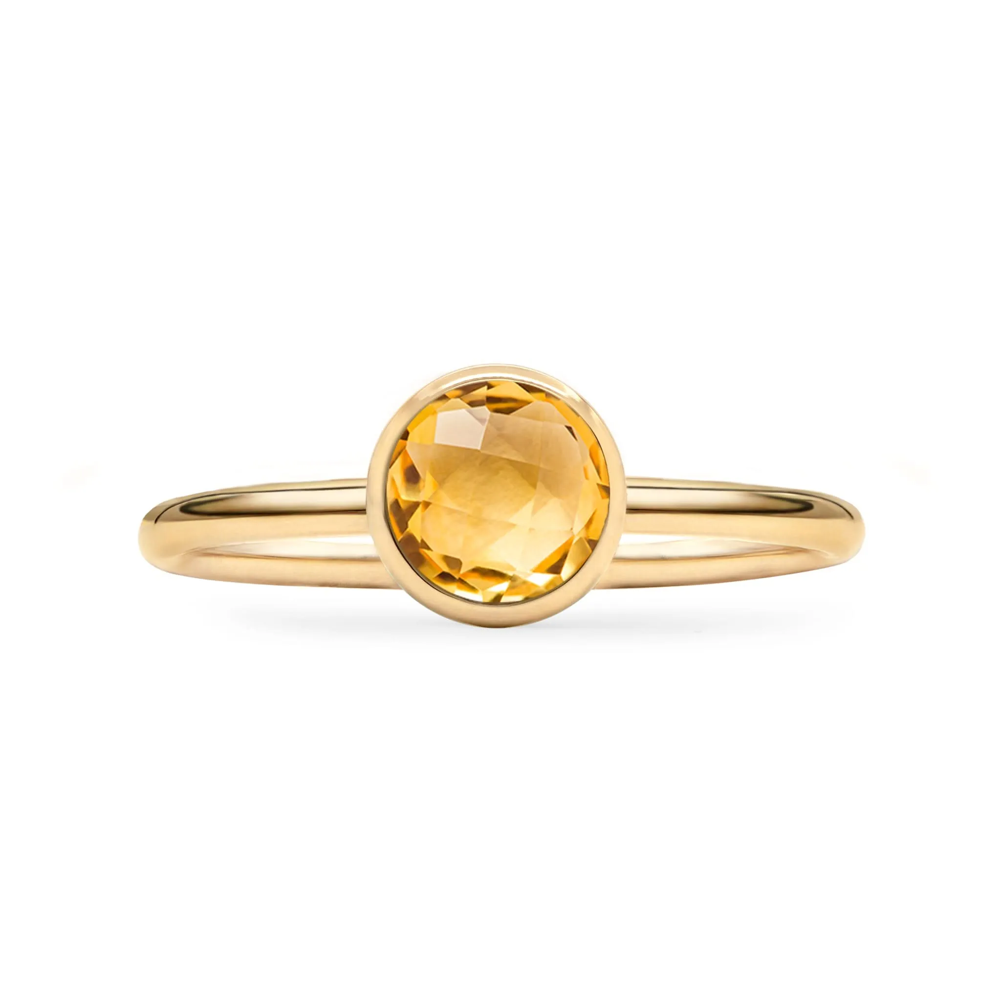 The Vault: Grand Citrine Ring, Yellow Gold Size 7.5 sold by Haverhill product image thumbnail 5
