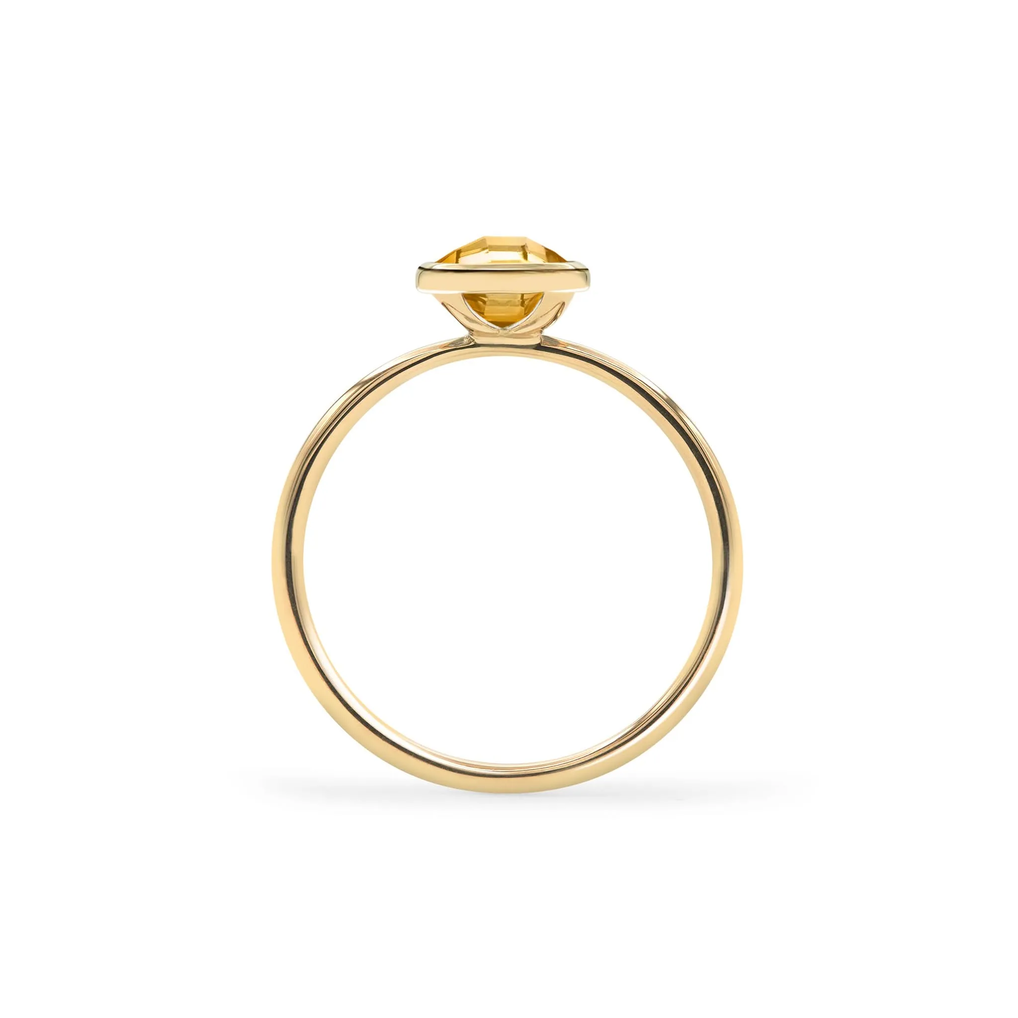 The Vault: Grand Citrine Ring, Yellow Gold Size 7.5 sold by Haverhill product image thumbnail 4