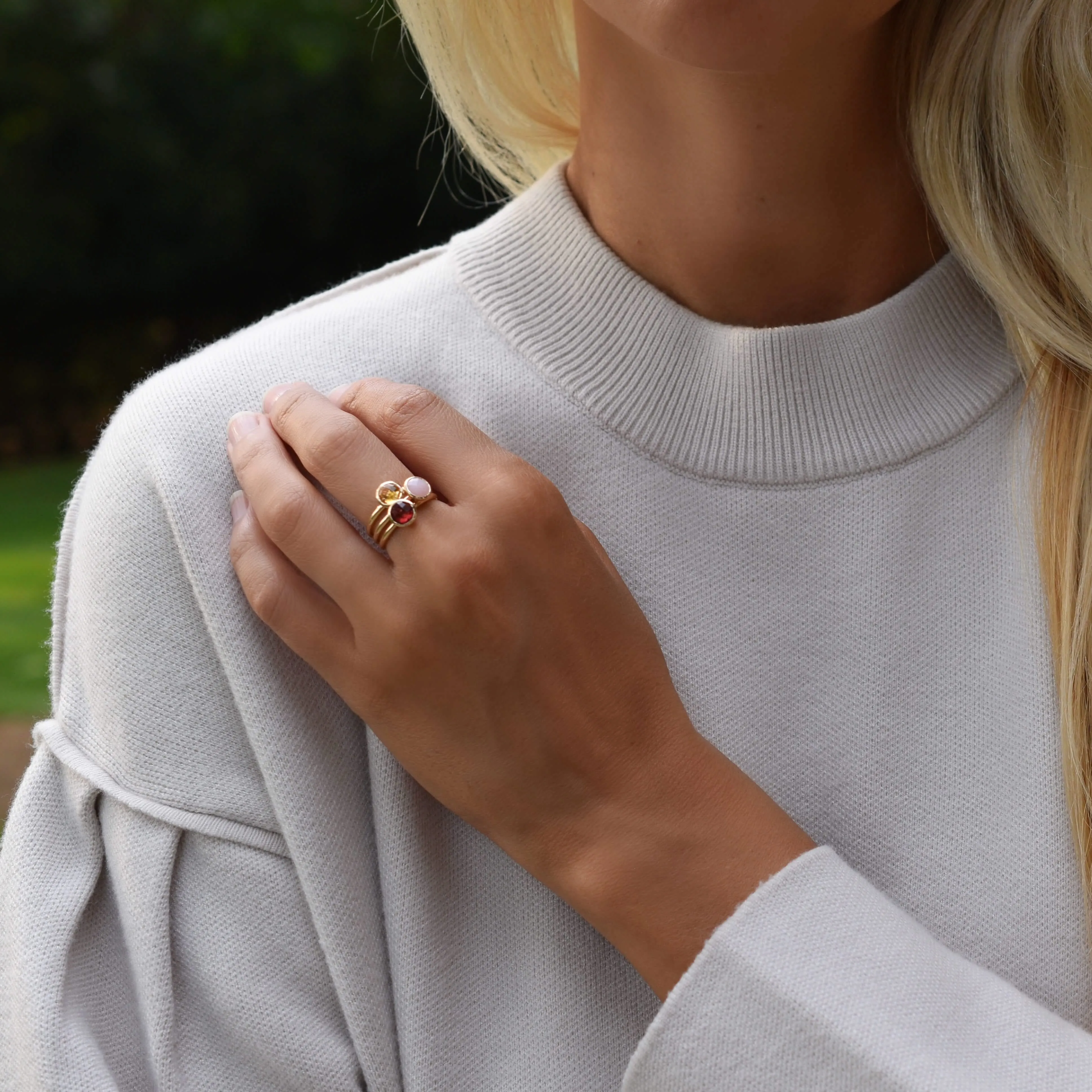 The Vault: Grand Citrine Ring, Yellow Gold Size 7.5 sold by Haverhill product image thumbnail 2