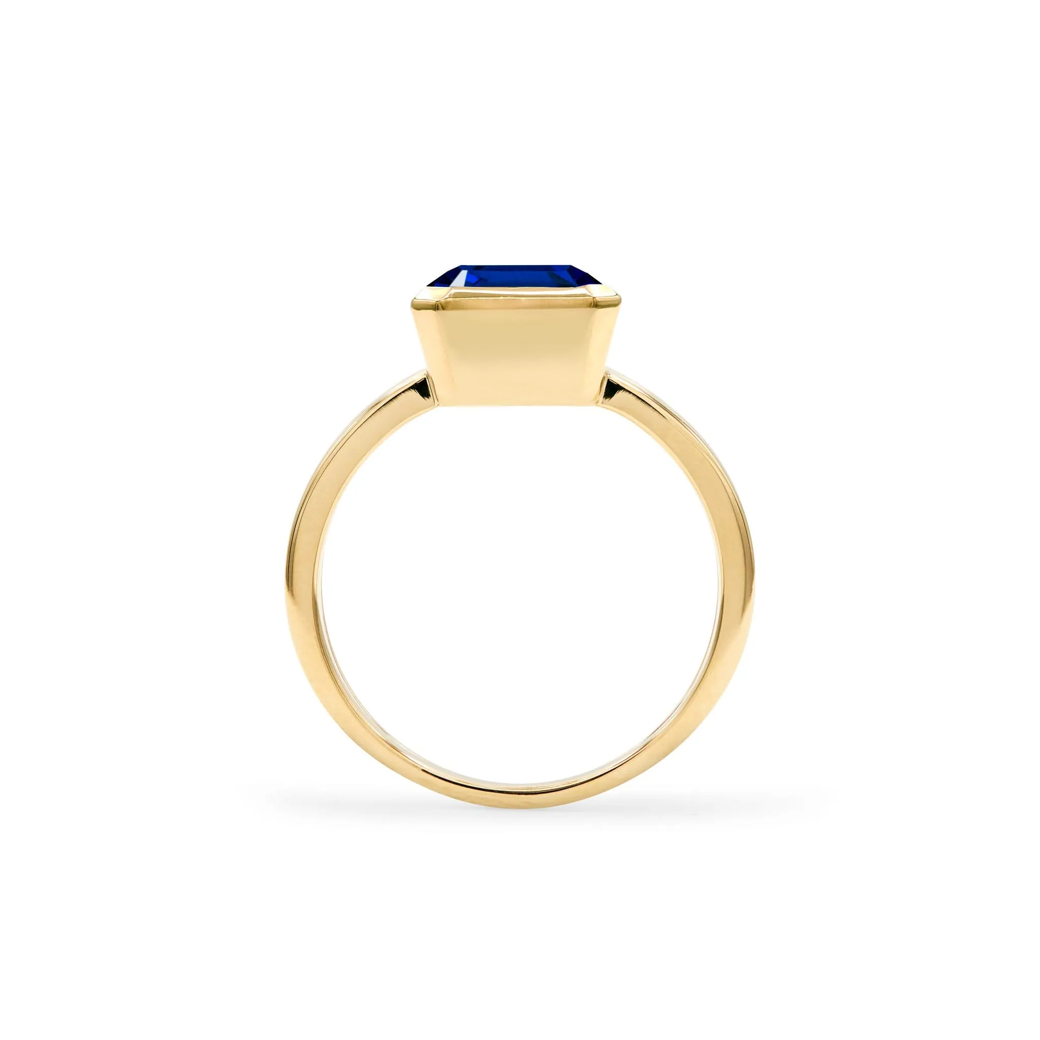 The Vault: Warren Vertical Sapphire Ring, Yellow Ring Size 6.5 sold by Haverhill product image thumbnail 5