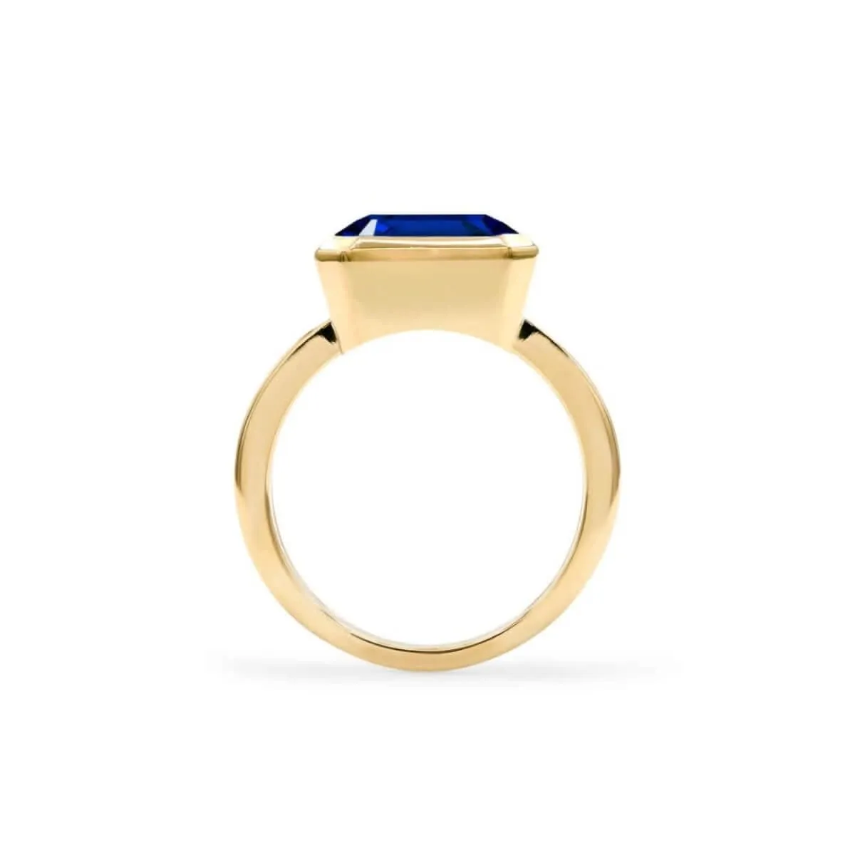 The Vault: Warren Horizontal Sapphire Ring, Yellow Gold Size 5 sold by Haverhill product image thumbnail 5