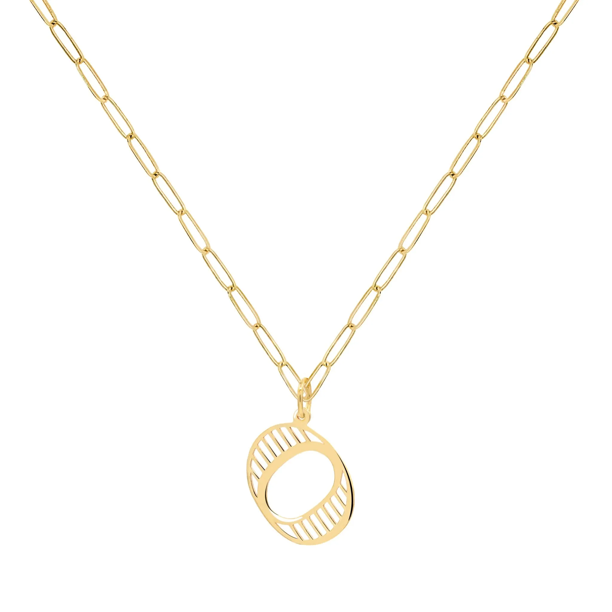 The Vault: Essex Letter O Pendant, Yellow Gold sold by Haverhill product image thumbnail 5