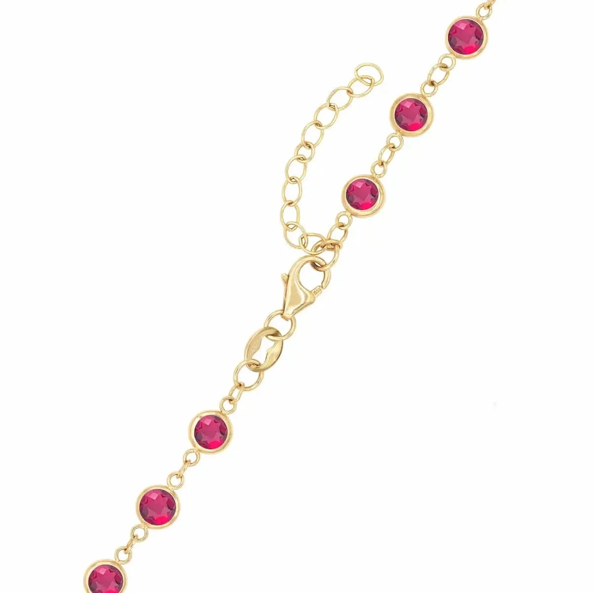 The Vault: Newport Ruby Bracelet, Size XS Yellow Gold sold by Haverhill product image thumbnail 5