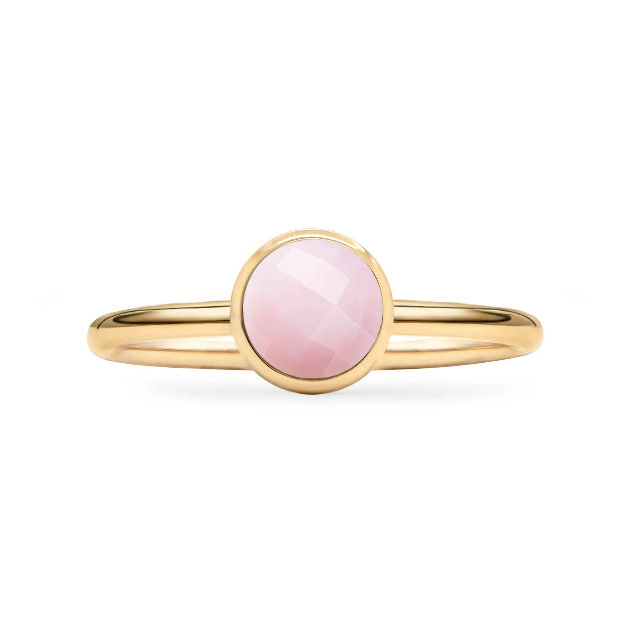 The Vault: Grand Pink Opal Ring, Yellow Gold Size 4.5 sold by Haverhill product image thumbnail 4
