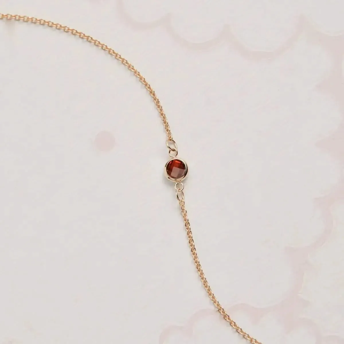 The Vault: Petite 1 Garnet Bracelet, White Gold Size Small sold by Haverhill product image thumbnail 5