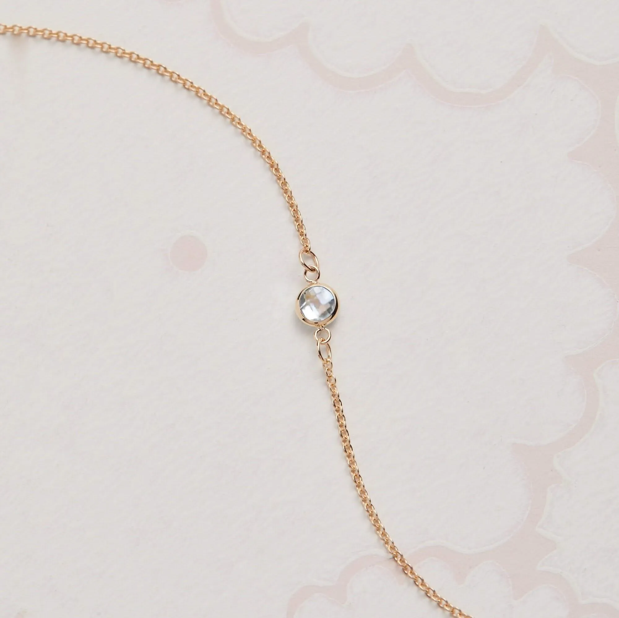 The Vault: Petite 1 White Topaz Bracelet, White Gold Size Medium sold by Haverhill product image thumbnail 4
