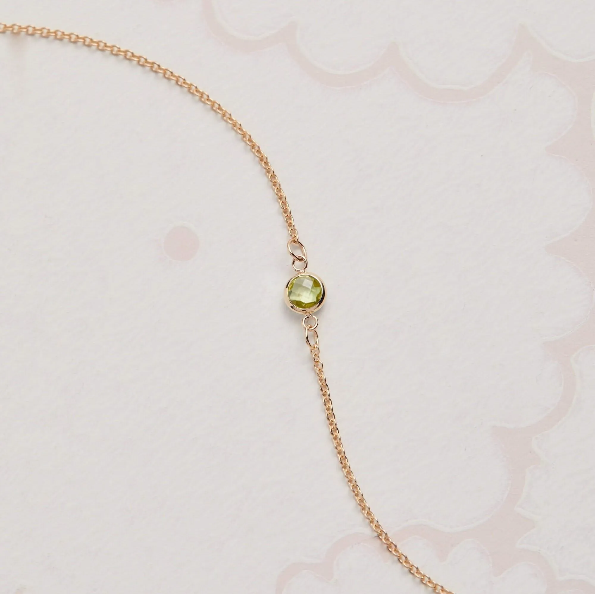The Vault: Petite 1 Peridot Bracelet, White Gold Size Small sold by Haverhill product image thumbnail 4