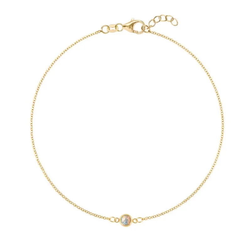 The Vault: Petite 1 Opal Bracelet, Yellow Gold Size X Small made by Haverhill