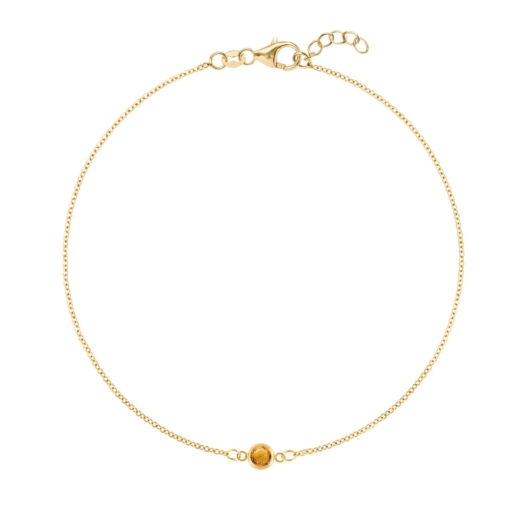The Vault: Petite 1 Citrine Bracelet, Yellow Gold Size Medium sold by Haverhill