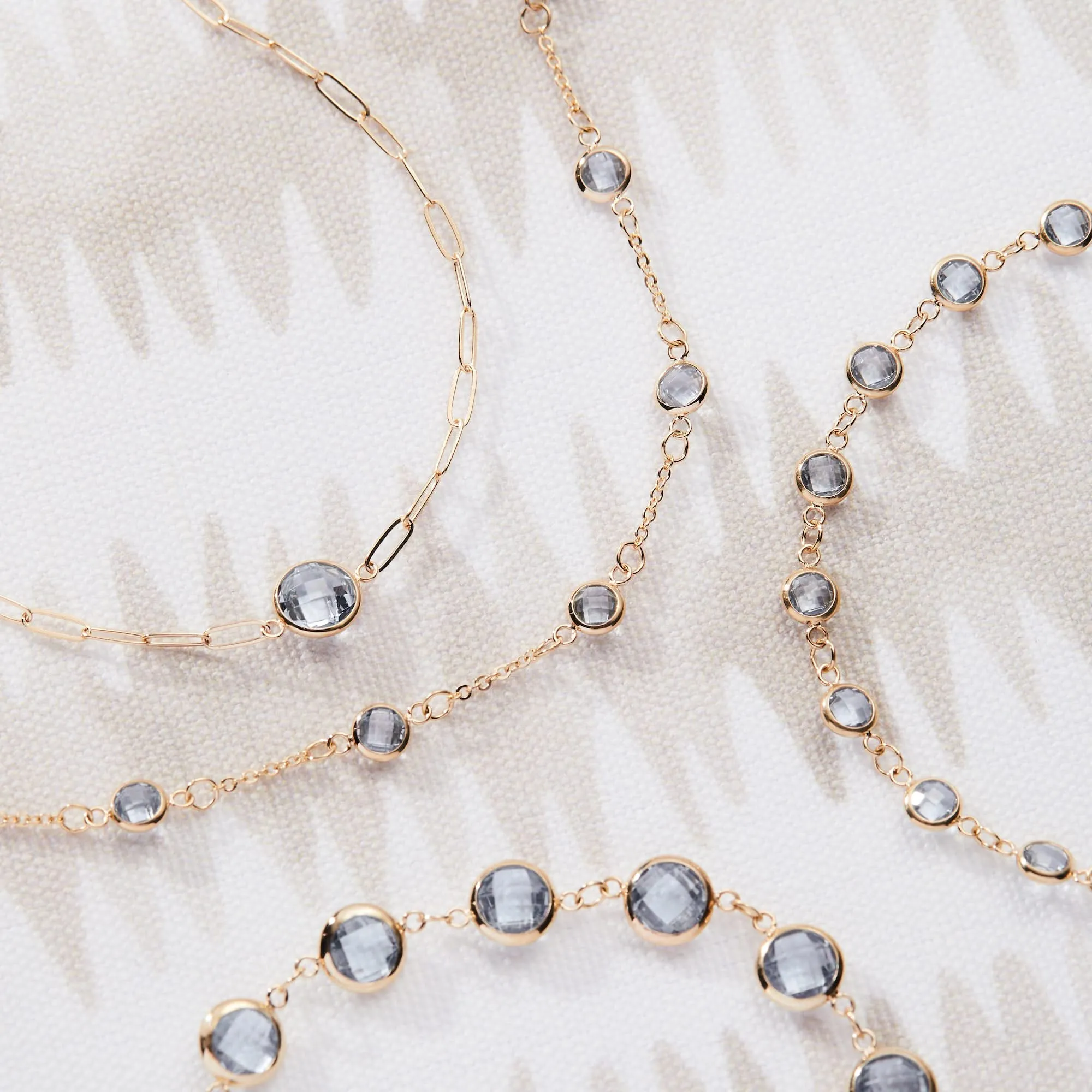 The Vault: Bayberry 7 Aquamarine Bracelet, Yellow Gold Size Small sold by Haverhill product image thumbnail 3