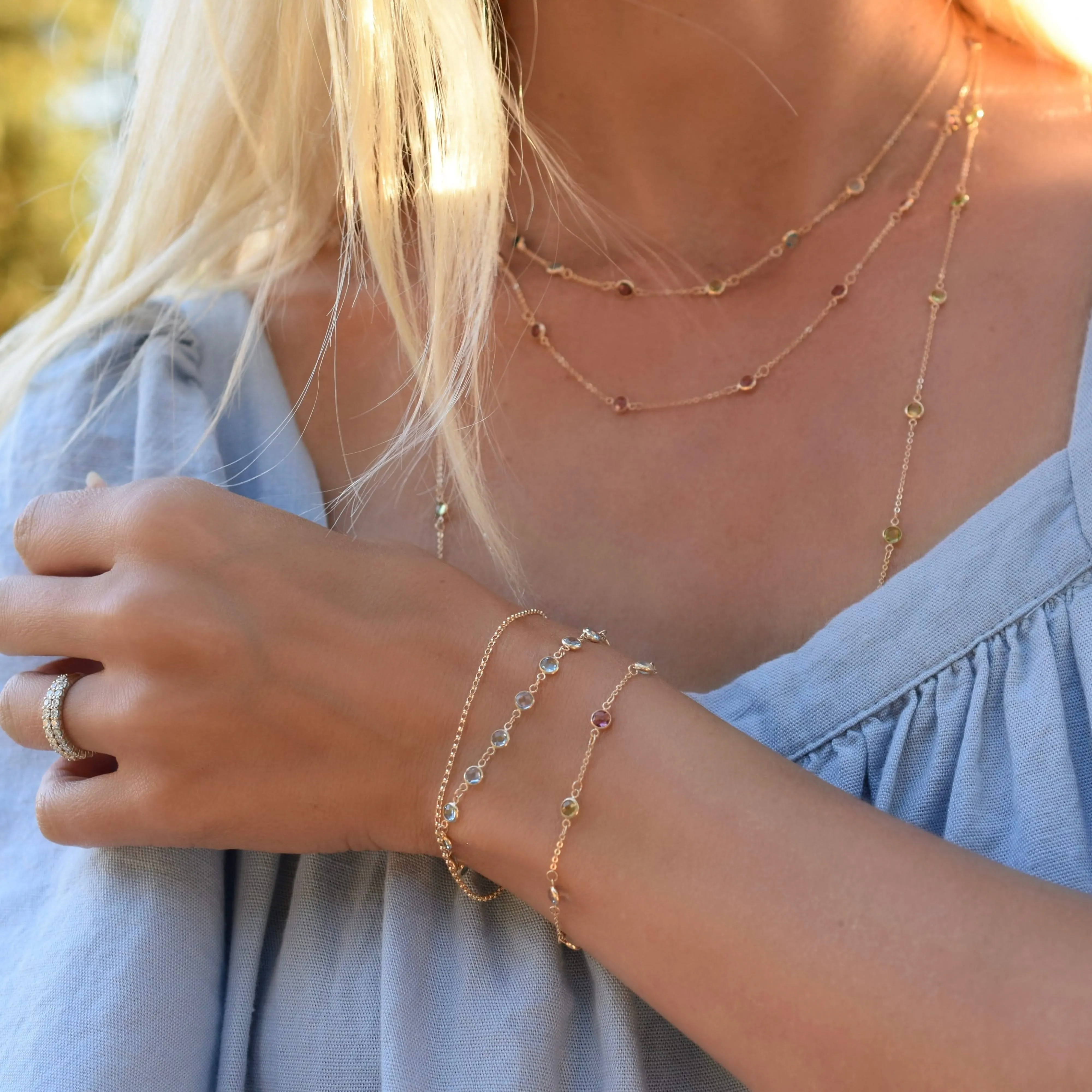 The Vault: Mia Bracelet, Yellow Gold Size Large sold by Haverhill product image thumbnail 2