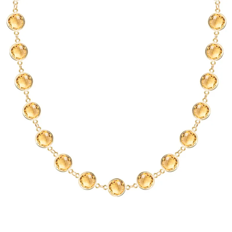 Personalized Newport Grand Necklace in 14k Gold sold by Haverhill