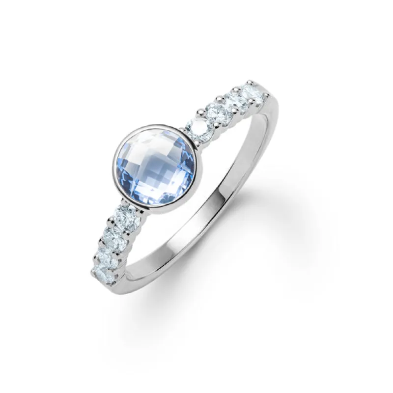 Personalized Rosecliff Grand Ring in 14k Gold sold by Haverhill