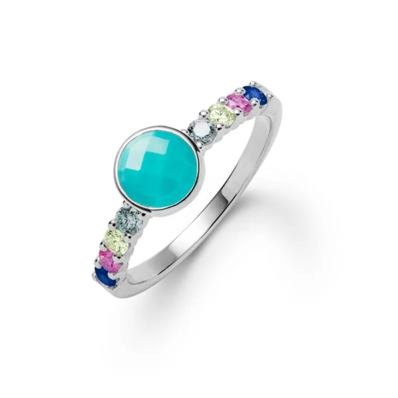 Personalized Rosecliff Grand Ring in 14k Gold sold by Haverhill