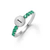 Personalized Rosecliff Letter Ring in 14k Gold sold by Haverhill