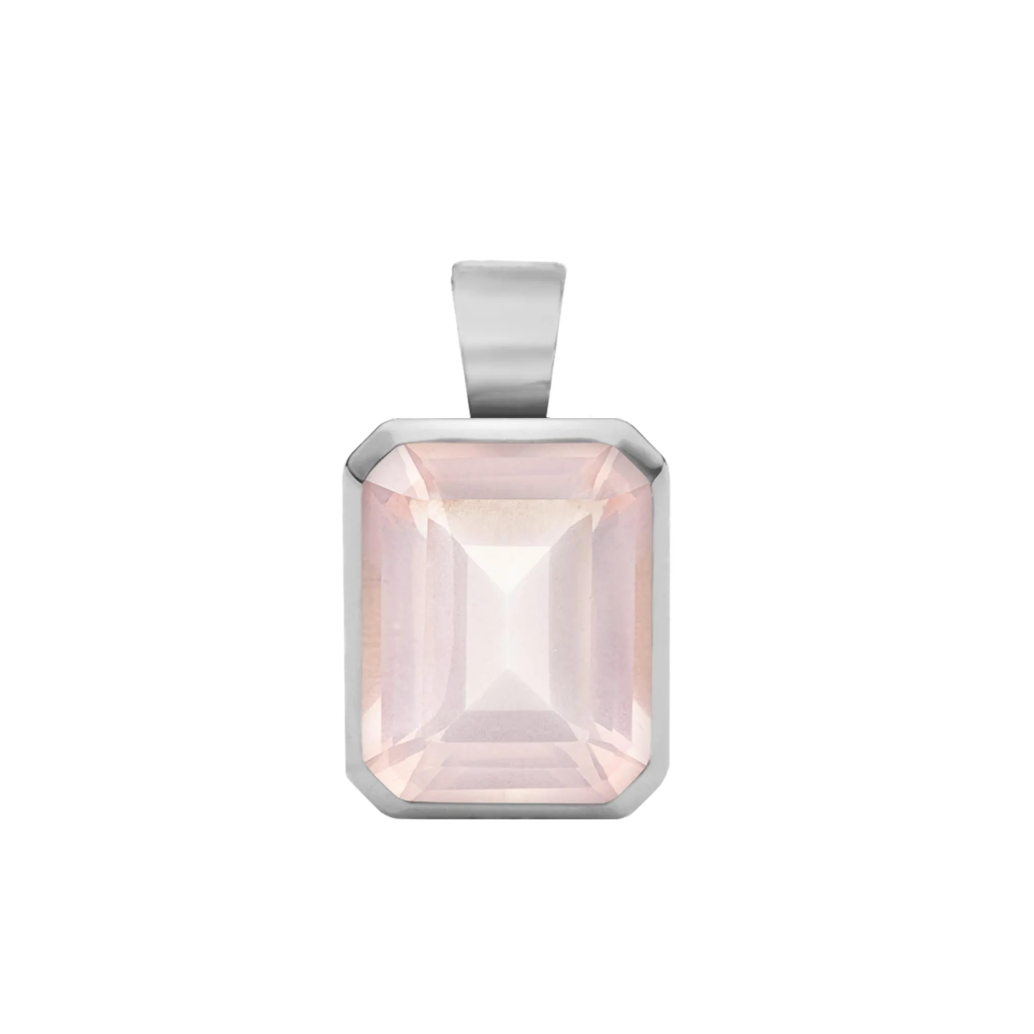 Warren Rose Quartz Pendant in 14k Gold (October) sold by Haverhill product image thumbnail 5