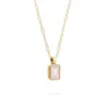 Warren Rose Quartz Pendant in 14k Gold (October) sold by Haverhill