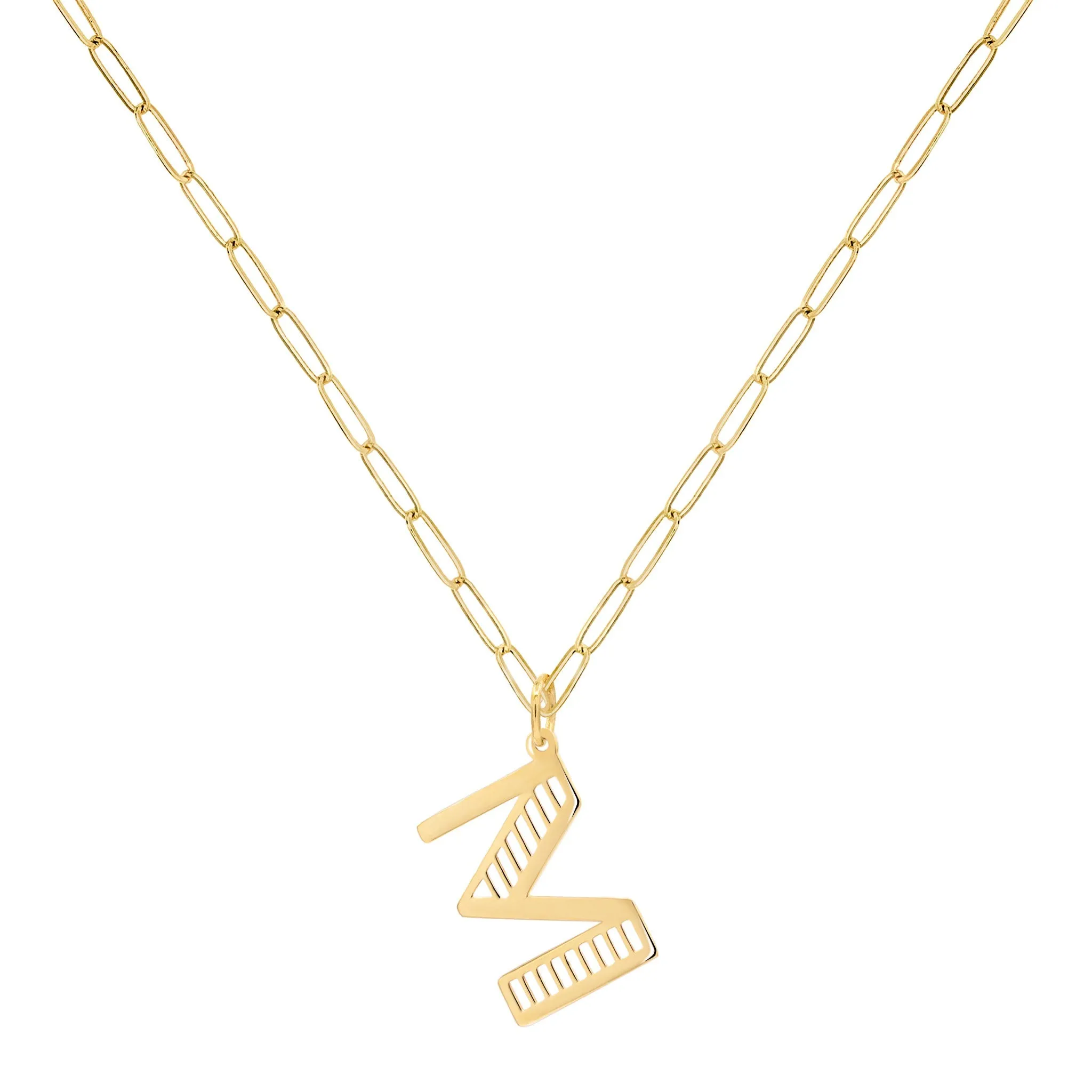 Essex Letter M Pendant in 14k Gold sold by Haverhill product image thumbnail 5