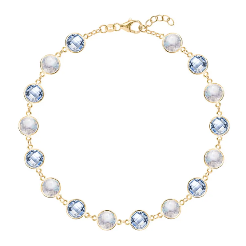 Personalized Newport Grand Bracelet in 14k Gold sold by Haverhill