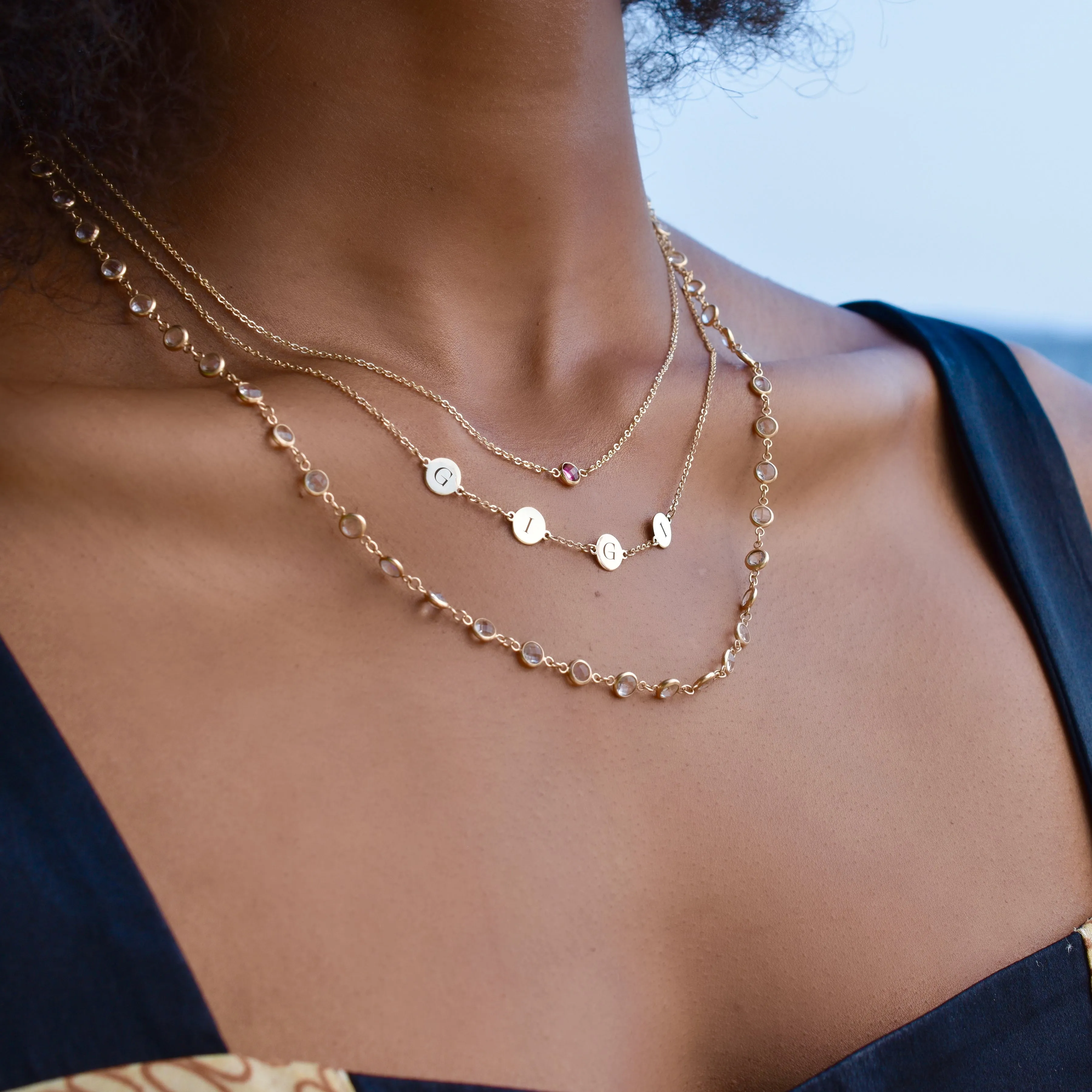 GIGI Necklace in 14k Gold sold by Haverhill product image thumbnail 3