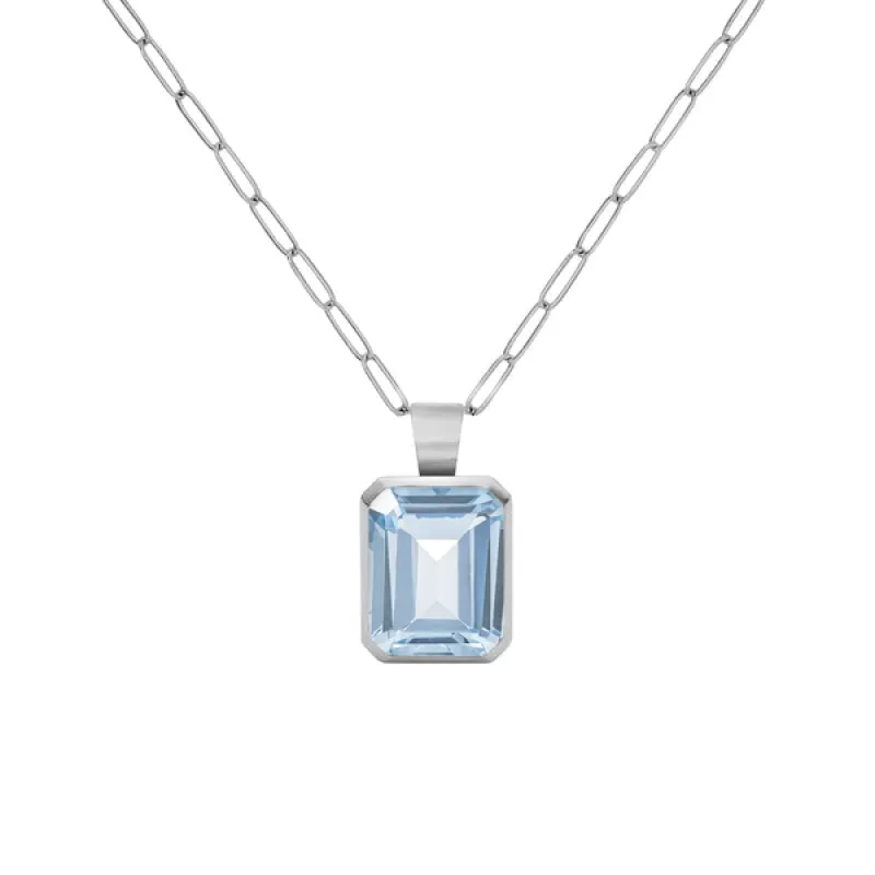 Personalized Warren Birthstone Pendant in 14k Gold sold by Haverhill