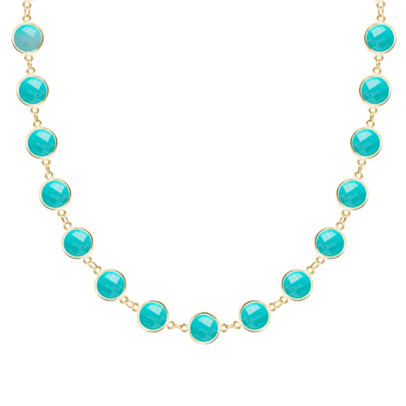 Personalized Newport Grand Necklace in 14k Gold sold by Haverhill