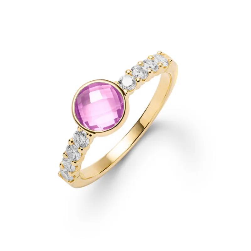 Personalized Rosecliff Grand Ring in 14k Gold sold by Haverhill