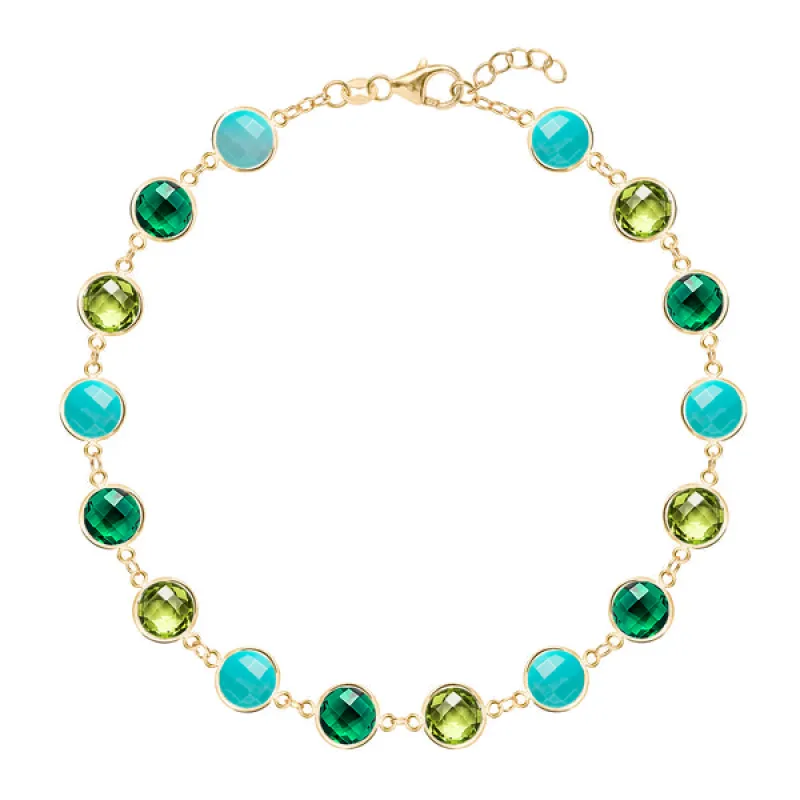 Personalized Newport Grand Bracelet in 14k Gold sold by Haverhill