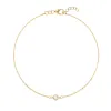 Personalized Classic 1 Birthstone Bracelet in 14k Gold sold by Haverhill
