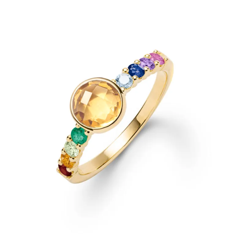 Personalized Rosecliff Grand Ring in 14k Gold sold by Haverhill