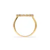 Personalized Rosecliff Circle Birthstone Ring in 14k Gold sold by Haverhill