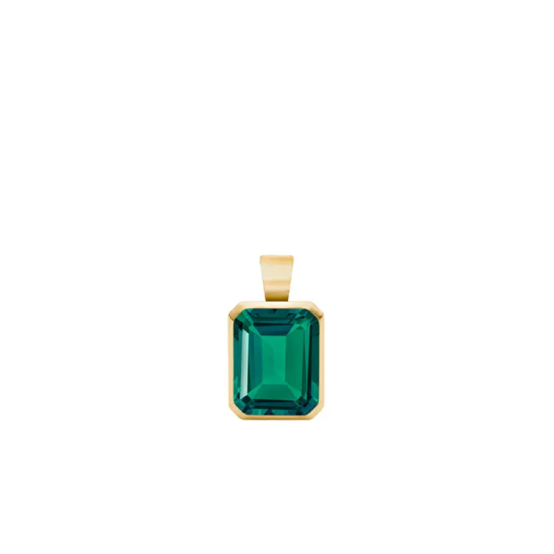 Warren Emerald Pendant in 14k Gold (May) sold by Haverhill
