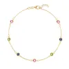 Personalized Classic 7 Birthstone Bracelet in 14k Gold sold by Haverhill