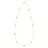Personalized Bayberry Birthstone Cross Necklace in 14k Gold sold by Haverhill