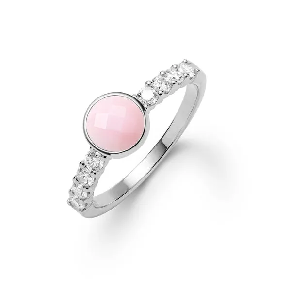 Rosecliff Grand Pink Opal Ring in 14k Gold (October) sold by Haverhill