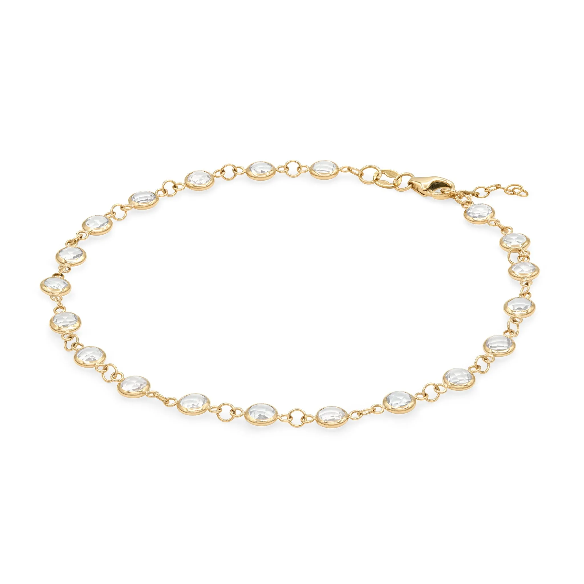 Personalized Newport Birthstone Bracelet in 14k Gold sold by Haverhill product image thumbnail 4