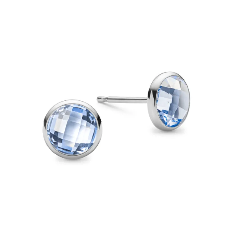 Grand Birthstone Stud Earrings in 14k Gold sold by Haverhill