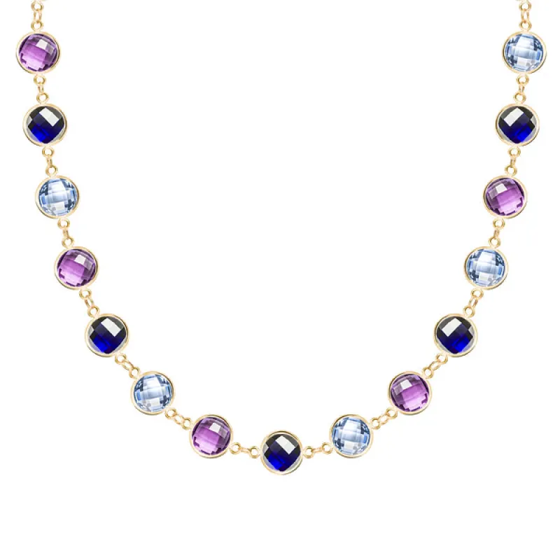 Personalized Newport Grand Necklace in 14k Gold sold by Haverhill