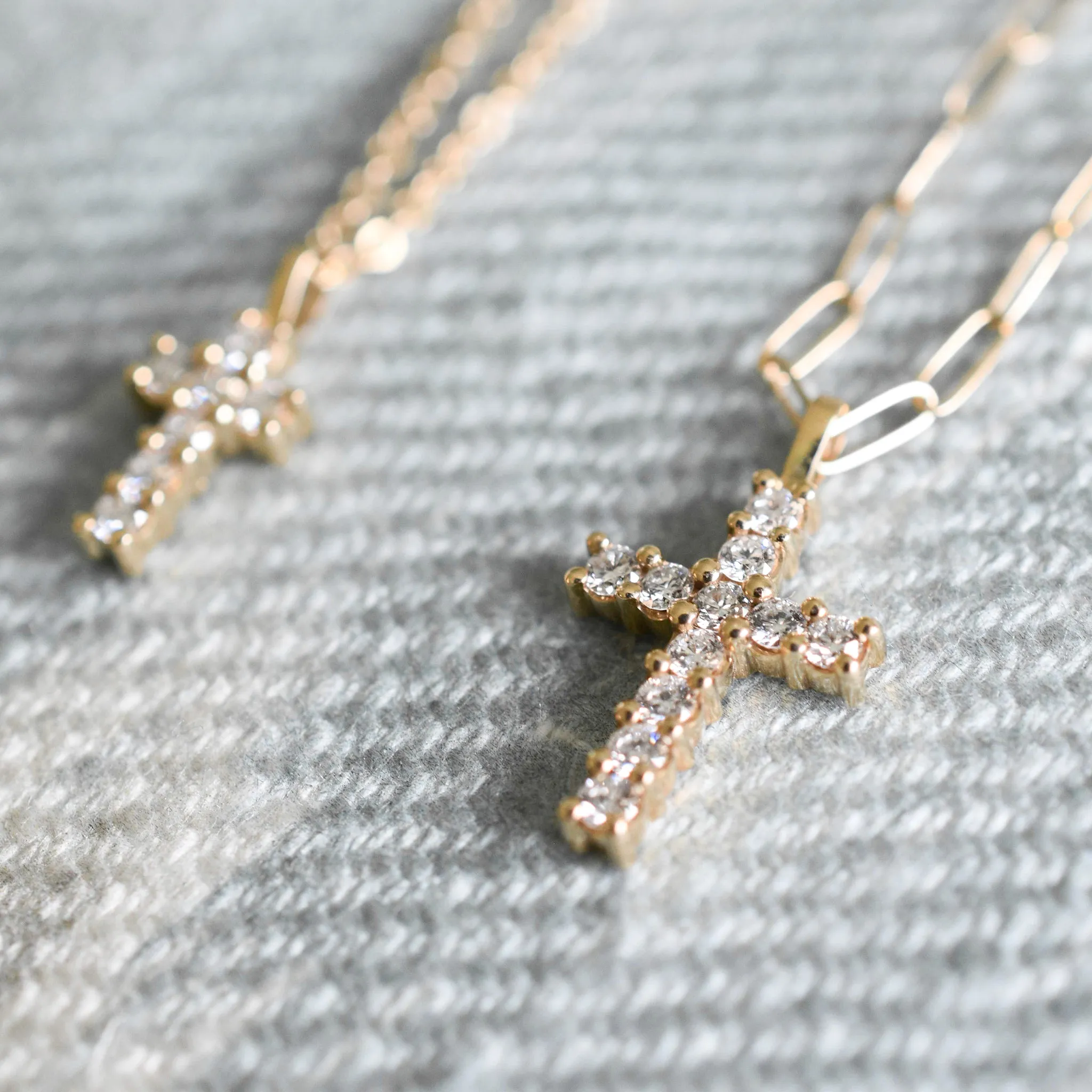 Personalized Rosecliff Cross Pendant in 14k Gold sold by Haverhill product image thumbnail 3
