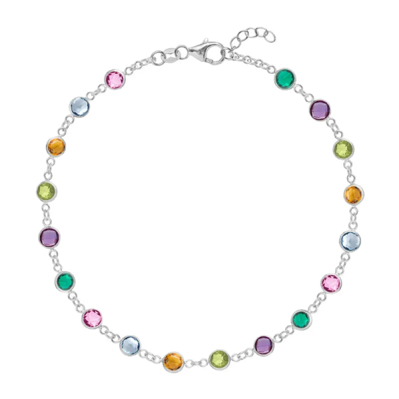 Personalized Newport Birthstone Bracelet in 14k Gold sold by Haverhill