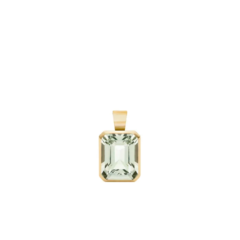 Warren Green Amethyst Pendant in 14k Gold (February) sold by Haverhill
