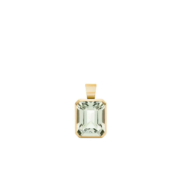 Warren Green Amethyst Pendant in 14k Gold (February) sold by Haverhill