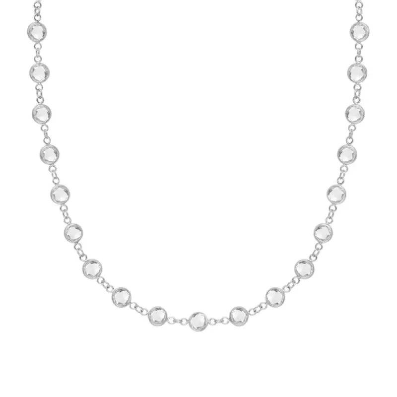 Personalized Newport Birthstone Necklace in 14k Gold sold by Haverhill