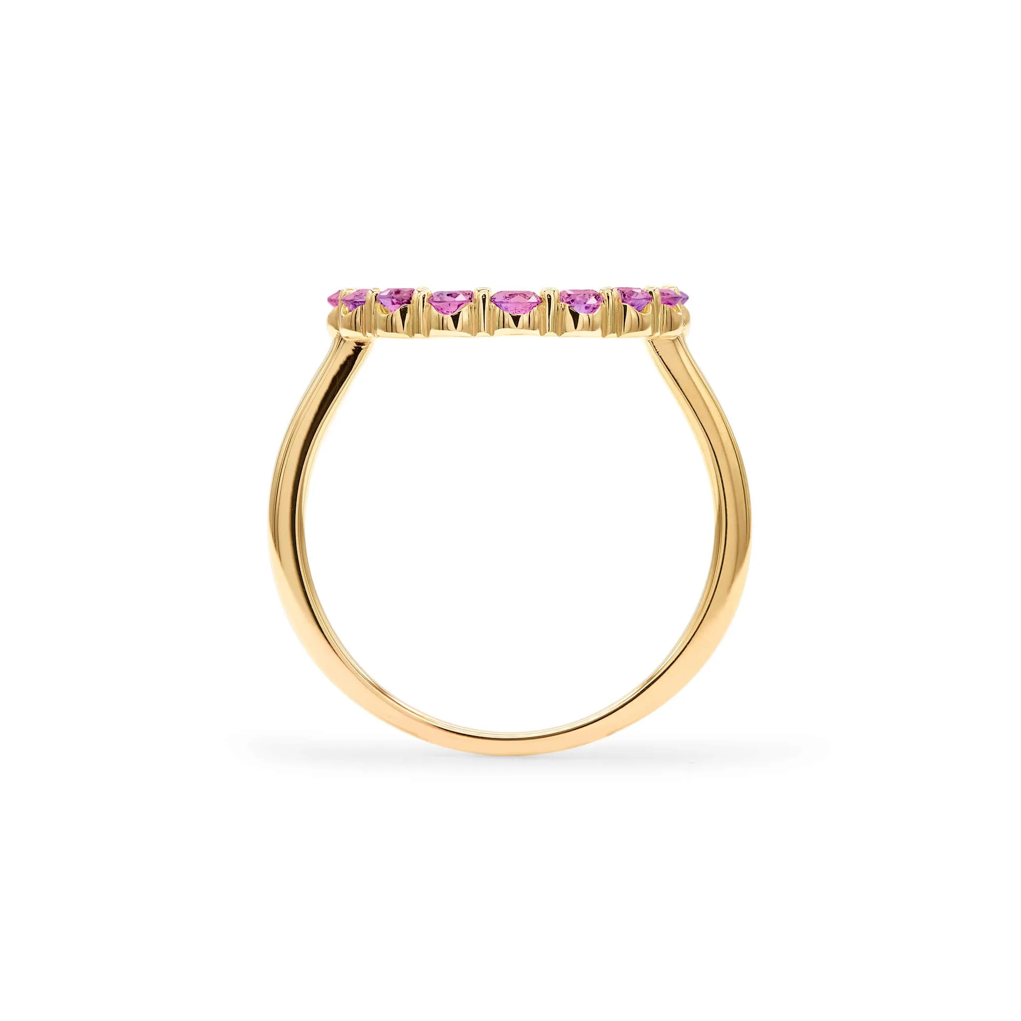 Rosecliff Circle Pink Tourmaline Ring in 14k Yellow Gold (Size 7) sold by Haverhill product image thumbnail 3