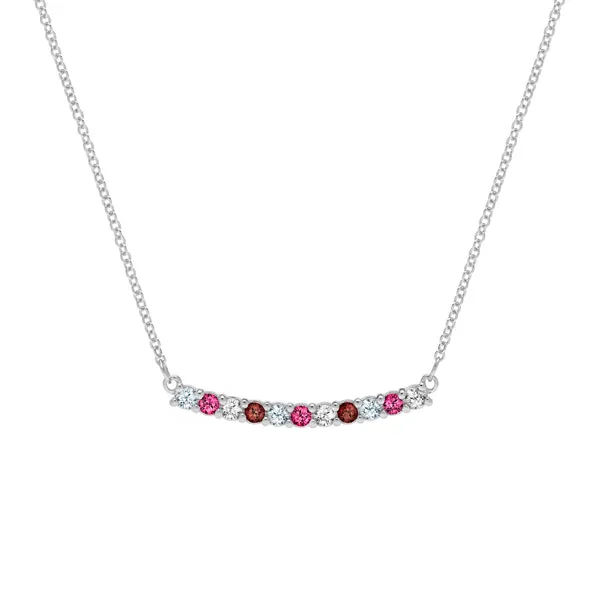 Personalized Rosecliff Bar Necklace in 14k Gold sold by Haverhill