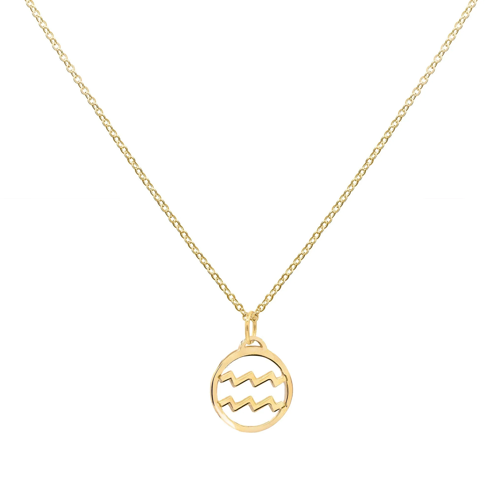 Personalized Zodiac Pendant in 14k Gold sold by Haverhill product image thumbnail 5