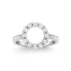 Personalized Rosecliff Small Circle Birthstone Ring in 14k Gold sold by Haverhill