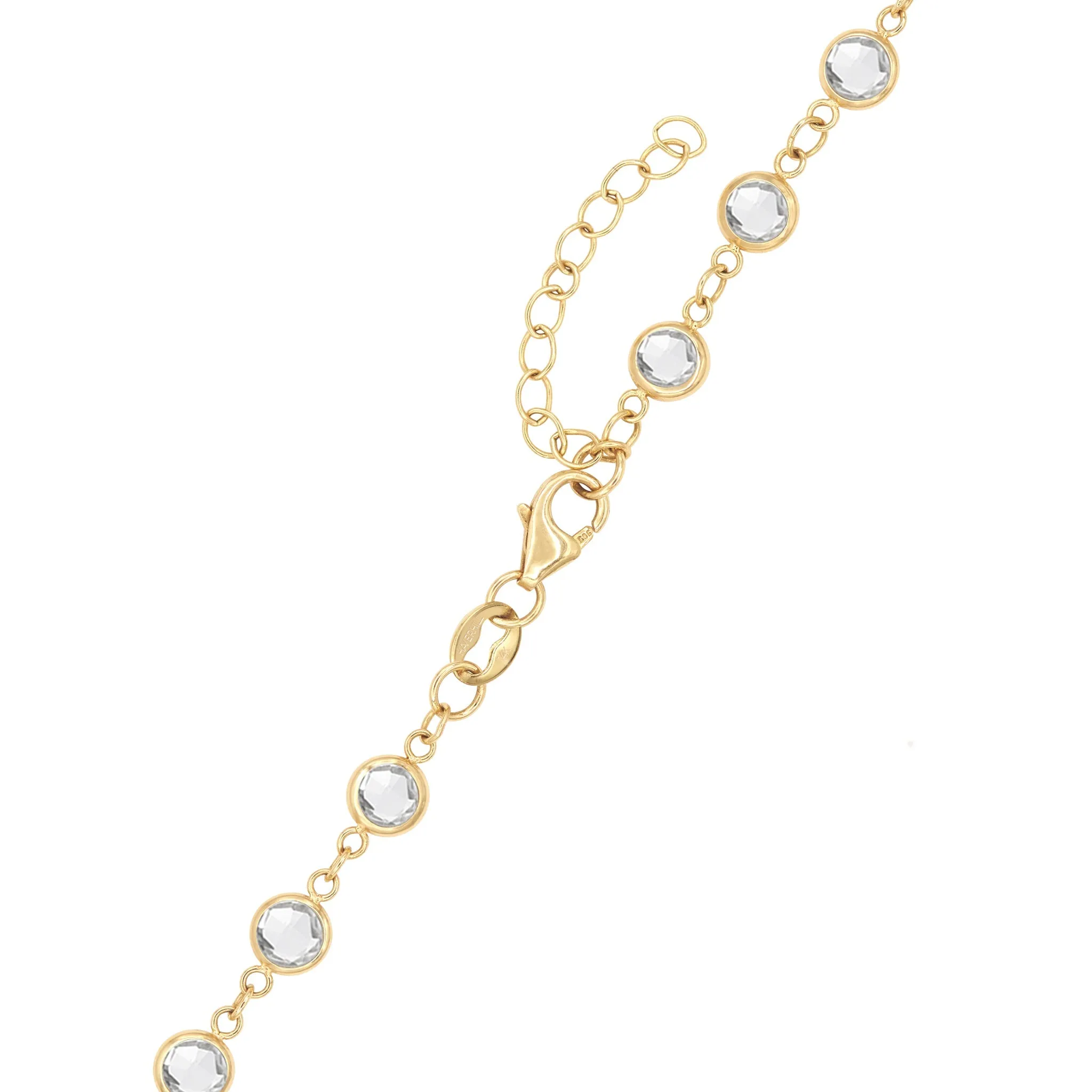 Personalized Newport Birthstone Necklace in 14k Gold sold by Haverhill product image thumbnail 5