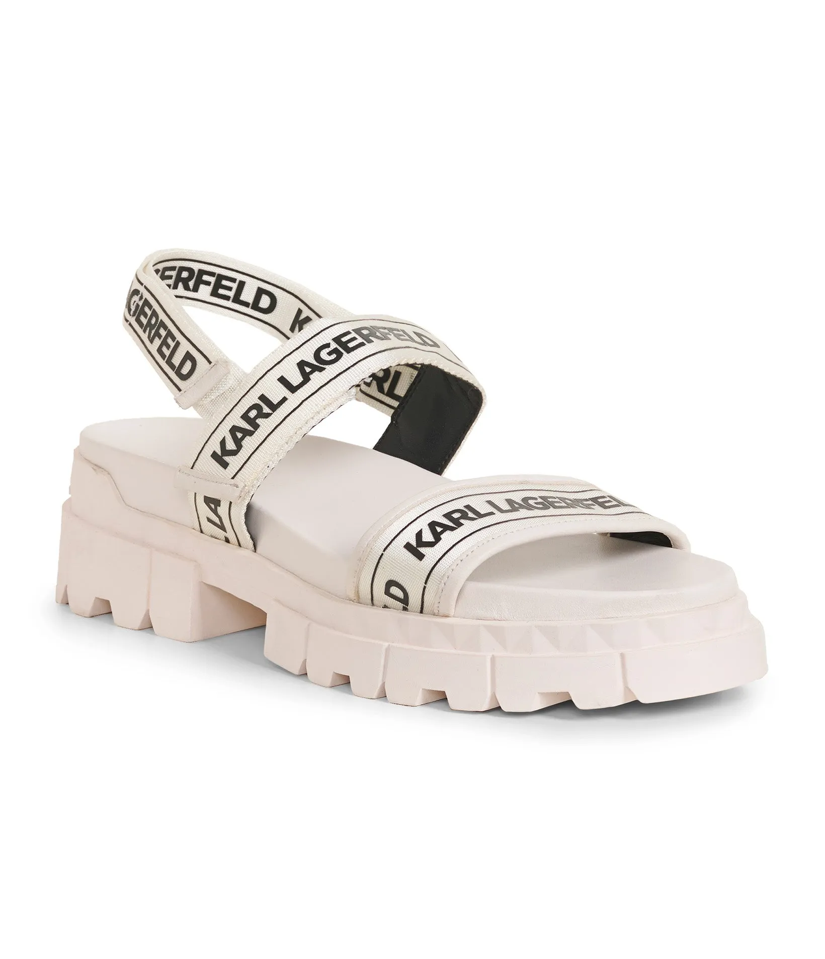 ALEK LOGO LUG SOLE SANDAL sold by Karl Lagerfeld Paris